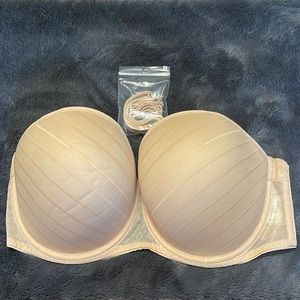 Freya Cameo Underwired Deco Strapless Molded Bra - UK32G - New WO Tag